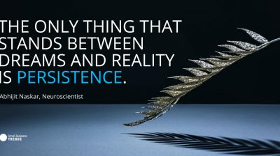 persistence quote dreams reality