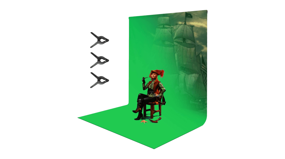 LimoStudio 9 x 15 feet , 2.7 x 4.6 Meter Green Chromakey Photography Backdrop