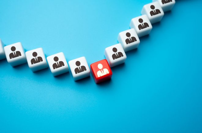 An employee who burdens the general work. Leader and group.