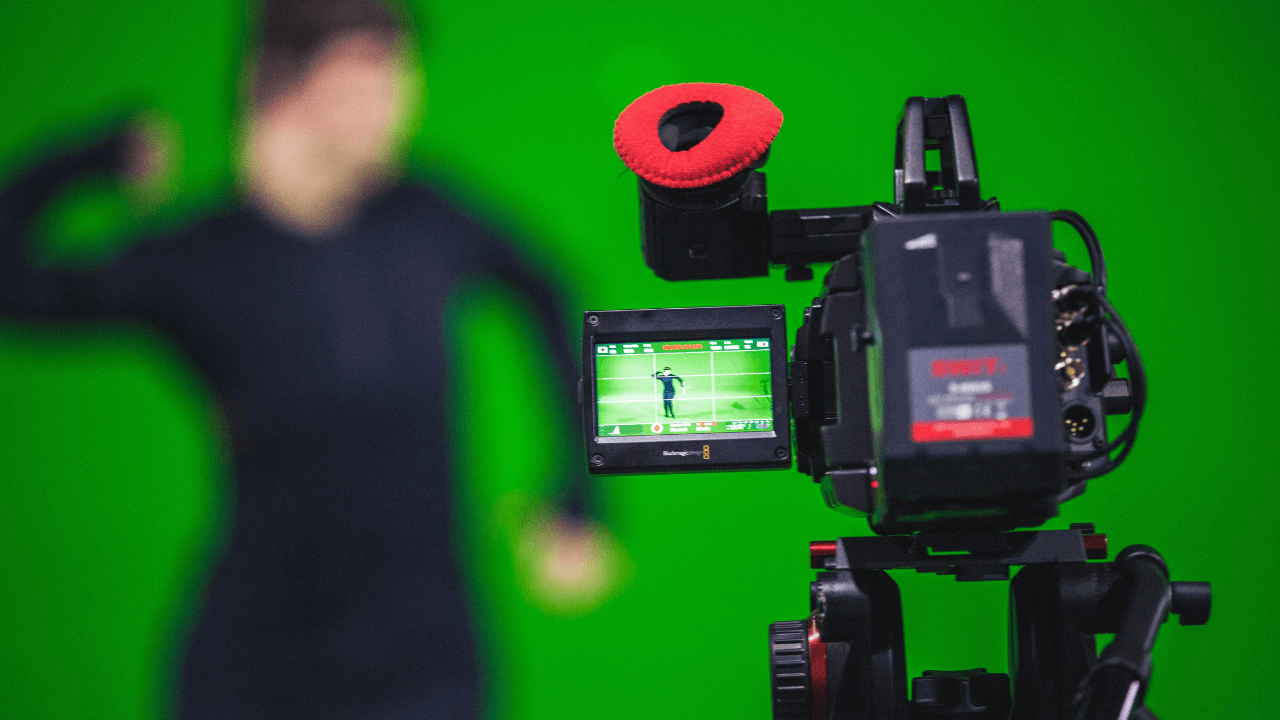 green screen software - on camera sports background