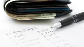 Monthly budget planning